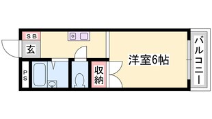 セレッソ壱番館の物件間取画像